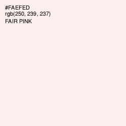 #FAEFED - Fair Pink Color Image